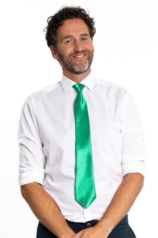 Tie Green - 50 cm - 6 Pack