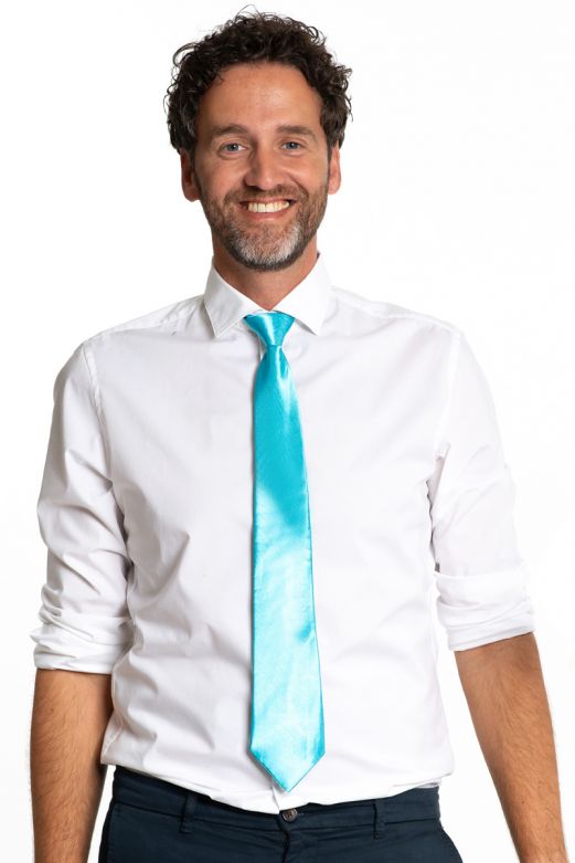 Tie Turquoise - 50 cm