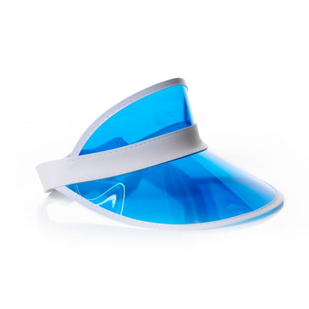 Poker Visor Blue - 6 Pack