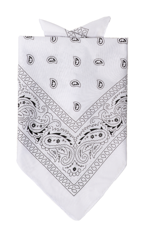 Bandana Traditional White - 52 x 55 cm