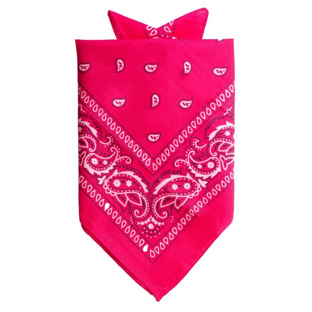 Bandana Traditional Pink- 52 x 55 cm