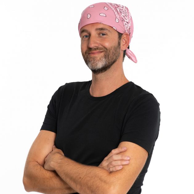 Bandana Traditional Pink- 52 x 55 cm - 12 Pack