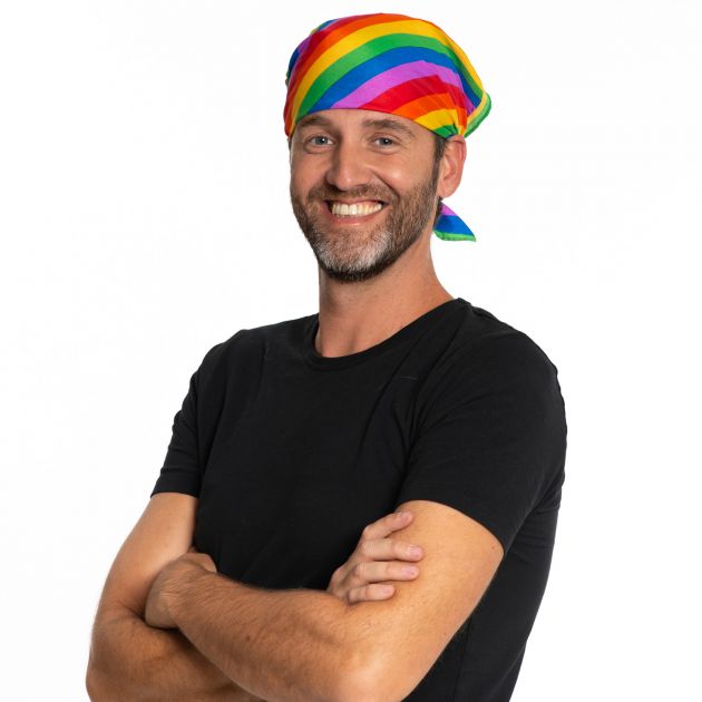 Bandana Rainbow- 52 x 55 cm - 12 Pack