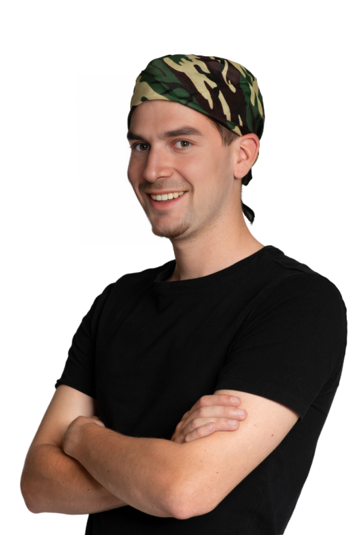Bandana Camouflage - 52 x 55 cm - 12 Pack