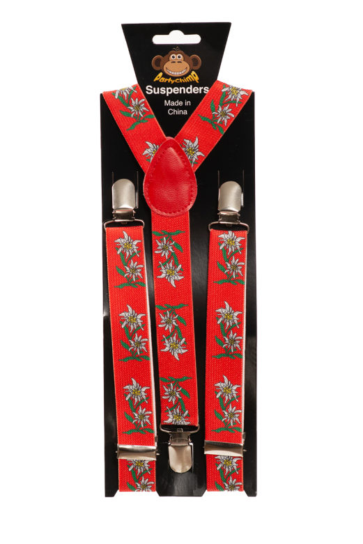 Suspenders Edelweiss - 2,5 cm