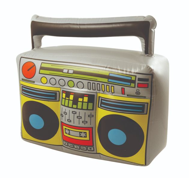 Inflatable Radio Boombox - 6 Pack