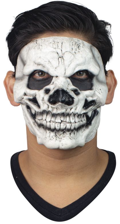 Gezichtsmasker - Skull 3 Wit