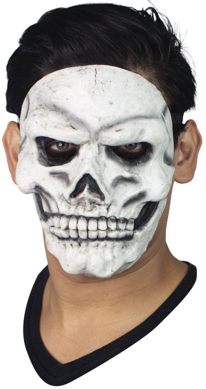 Gezichtsmasker - Skull Wit