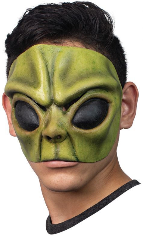 Half Mask - Green Alien