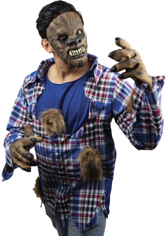 Gezichtsmasker met Handen - Wolf