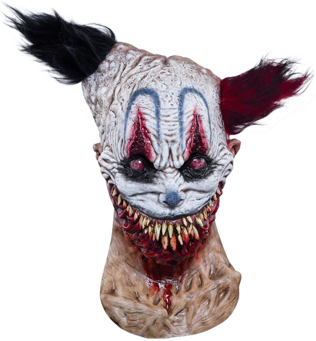 Headmask with Hair - Que Clown