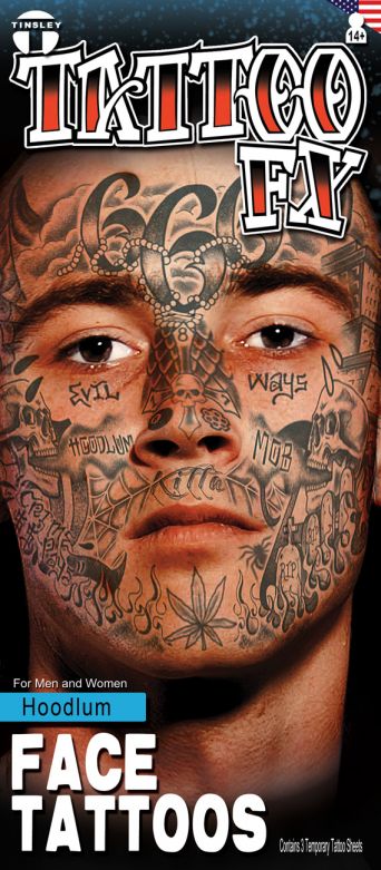 Costume Face Kits - Hoodlum - 6 Pack