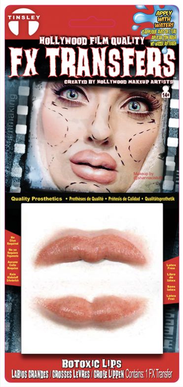 Small 3D FX Transfers - Surgical Lips