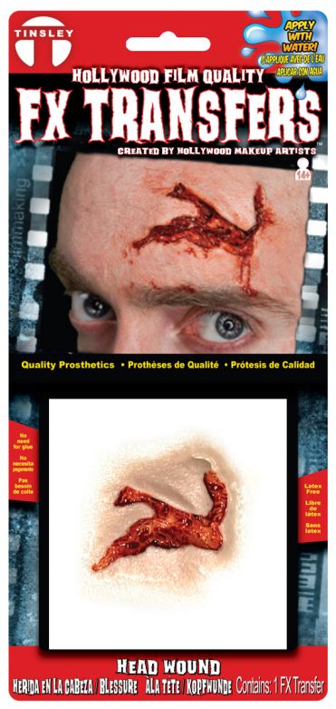 Small 3D FX Transfers - Head Wound