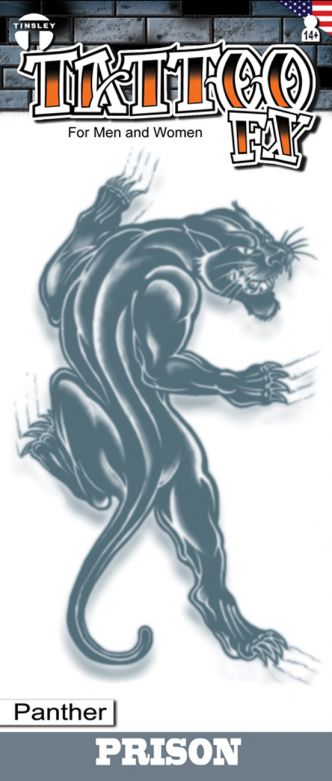 Prison Tattoos - Panther - 6 Pack