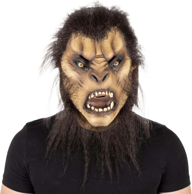 Headmask - Brown Wolfman
