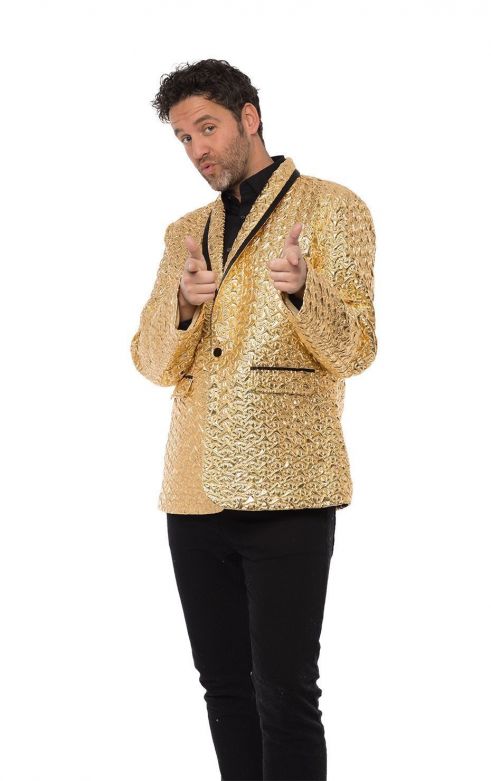 Men Jacket Gold