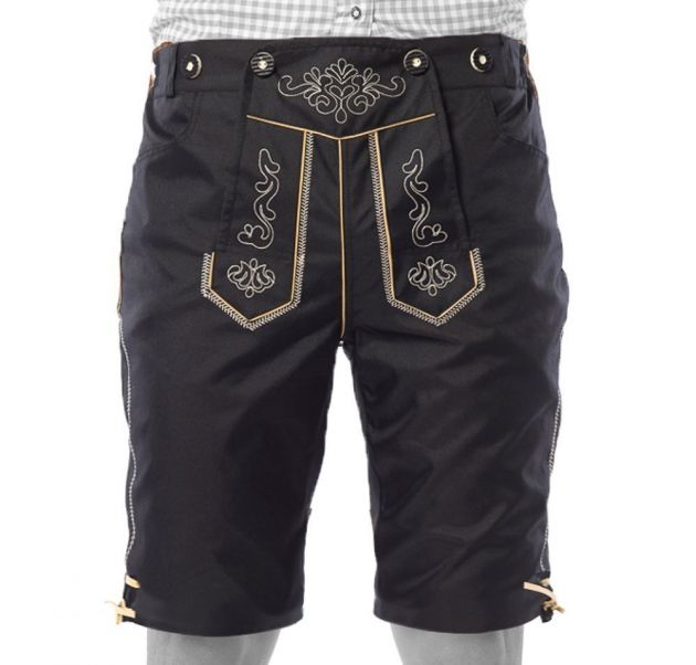 Lederhose Karl Short Black