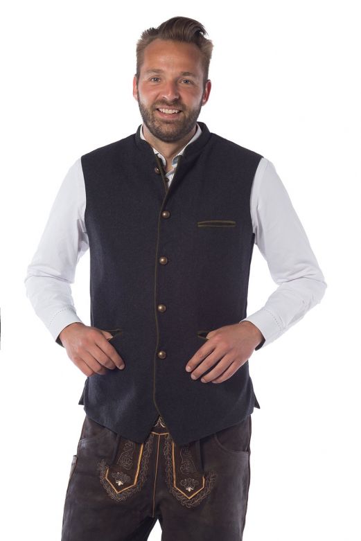 Trachtenvest Grey Traditional