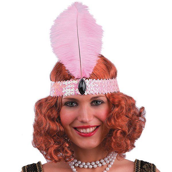 Pink Charleston headpiece
