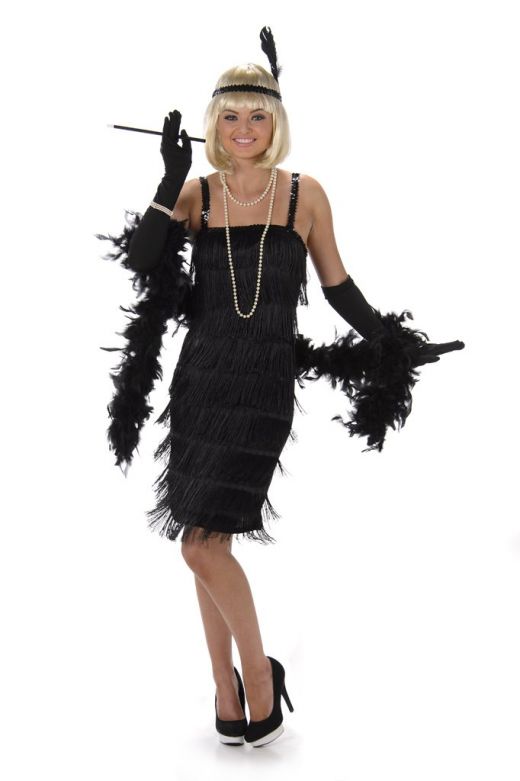 Flapper Jurkje Zwart