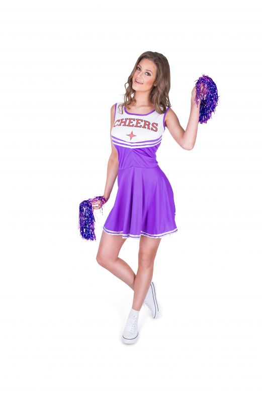 Purple Cheer Leader