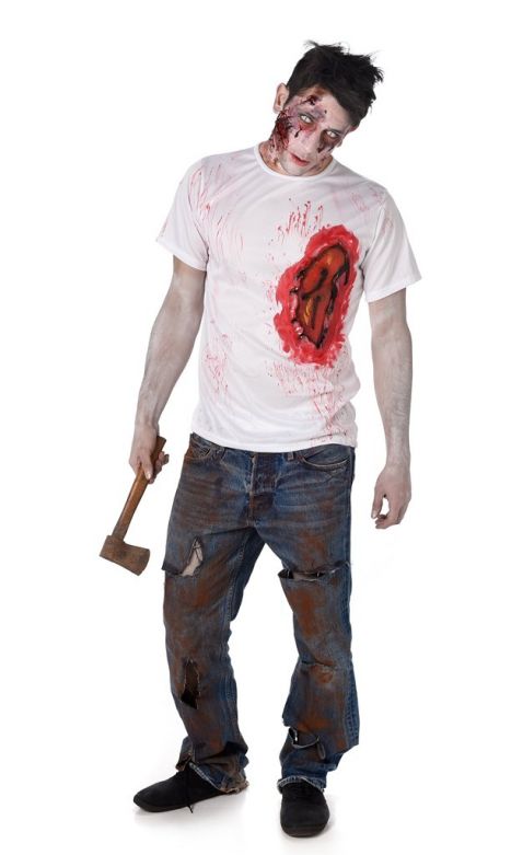 Burnt Torso Body Part Costume