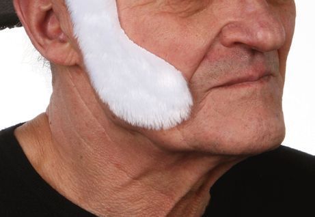 Sideburns Elvis White