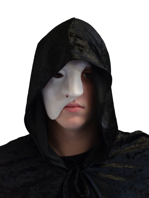 Half Face Mask White Pvc