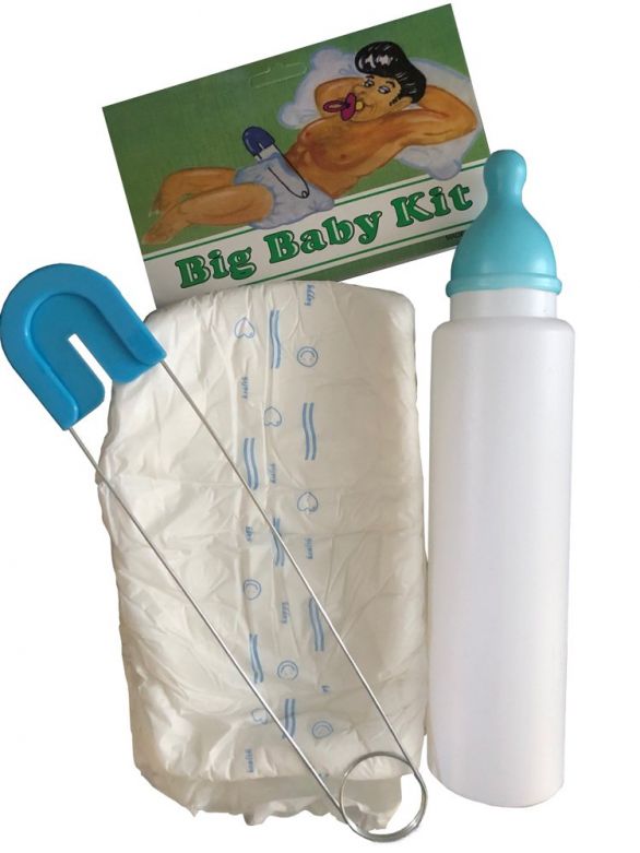 Bottle and Diaper XXL Blue