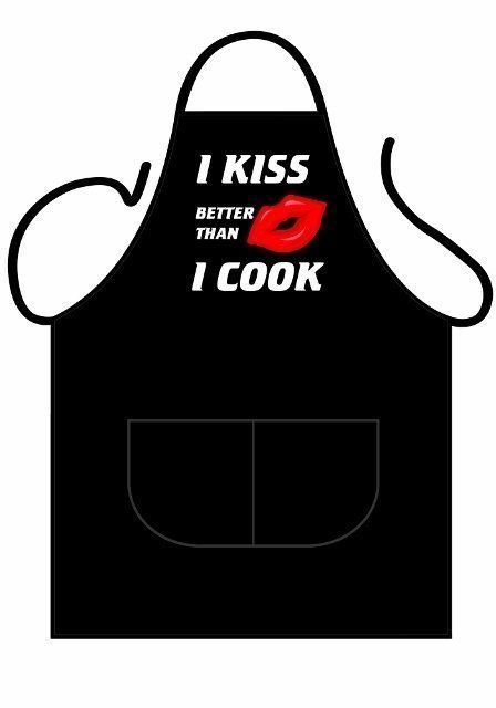 Black Apron Deluxe - I kiss beter than I cook