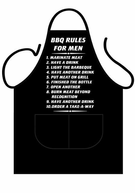Black Apron Deluxe - BBQ rules for Men