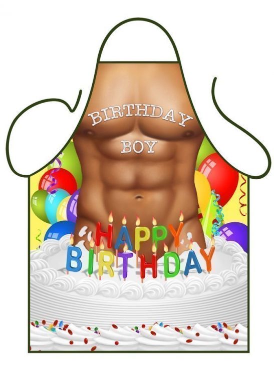 Apron - Happy Birthday Boy