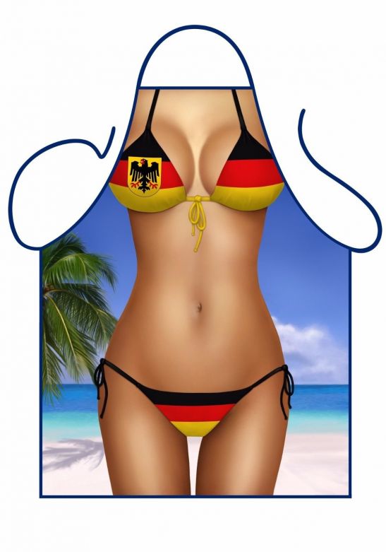 Apron - German Flag Bikini