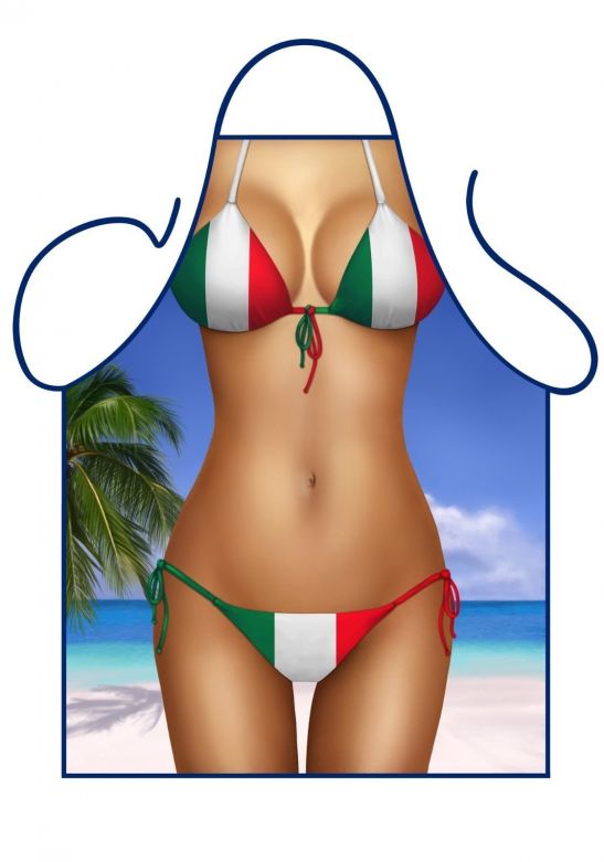 Apron - Italian Flag Bikini