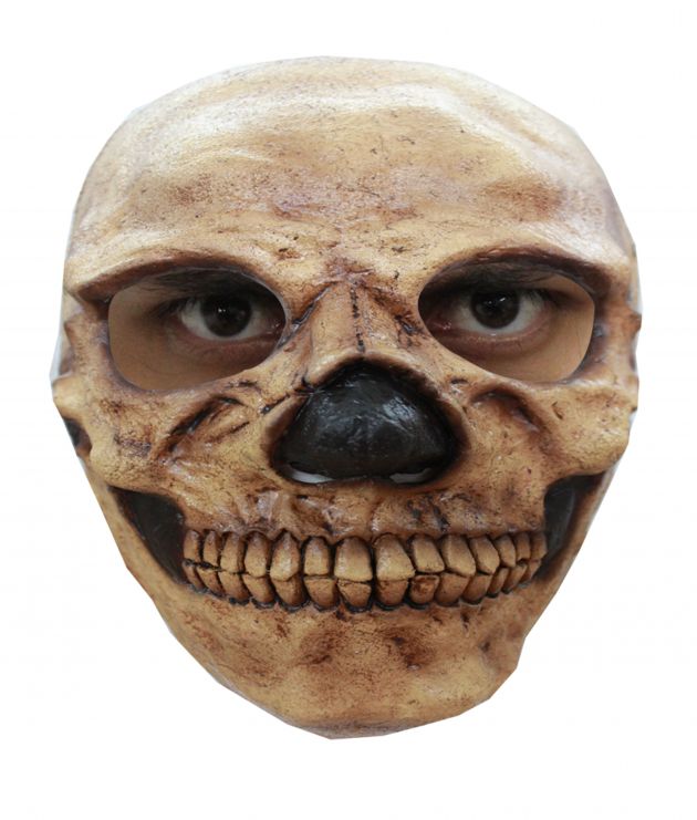 Face Mask - Skull 2 Tan