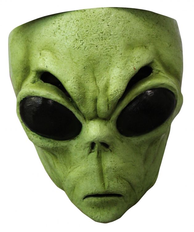 Face Mask - Green Alien