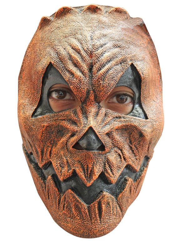 Face Mask - Burlap Pumpkin