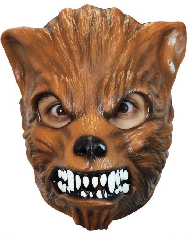 Face Mask - Brown Wolf