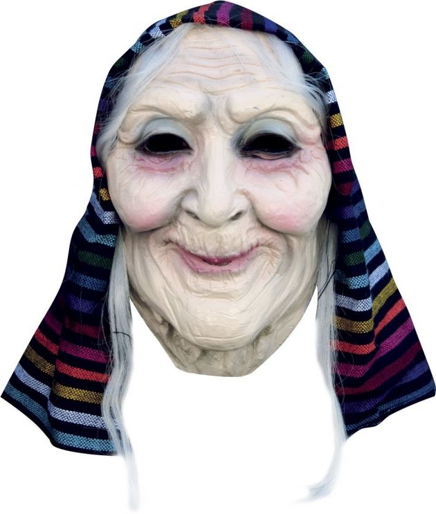 Headmask + Headscarf - Old Lady