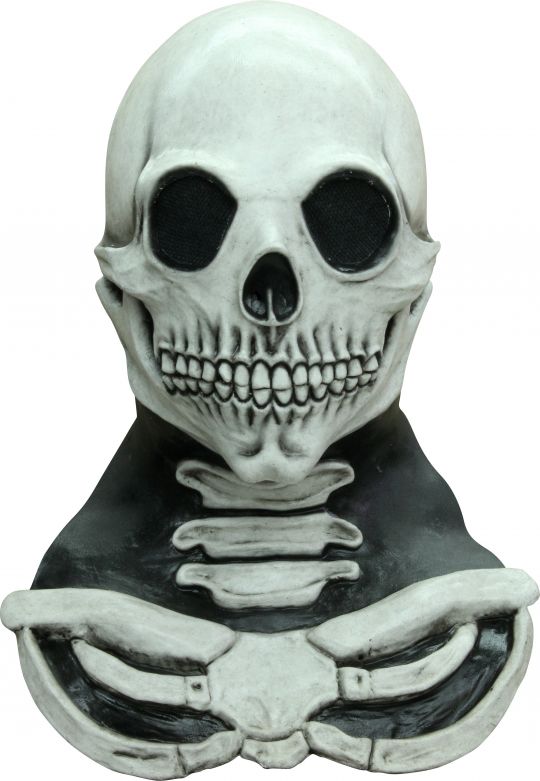 Headmask - Long Neck Skull White