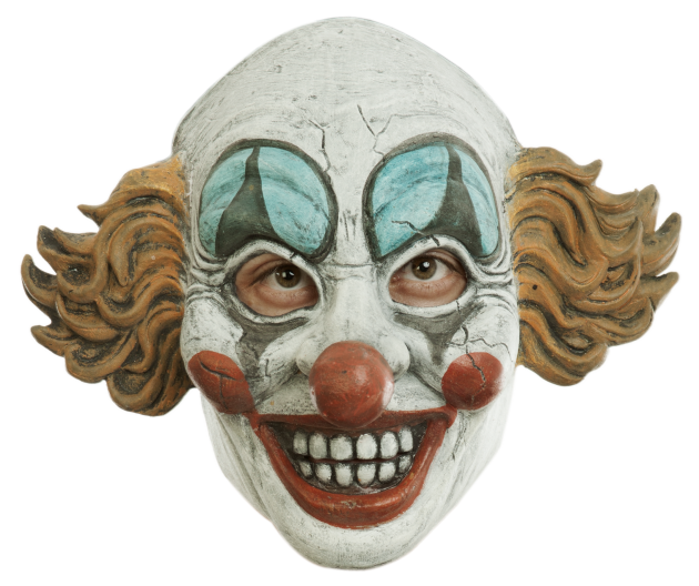 Volledig Hoofdmasker - Vintage Clown