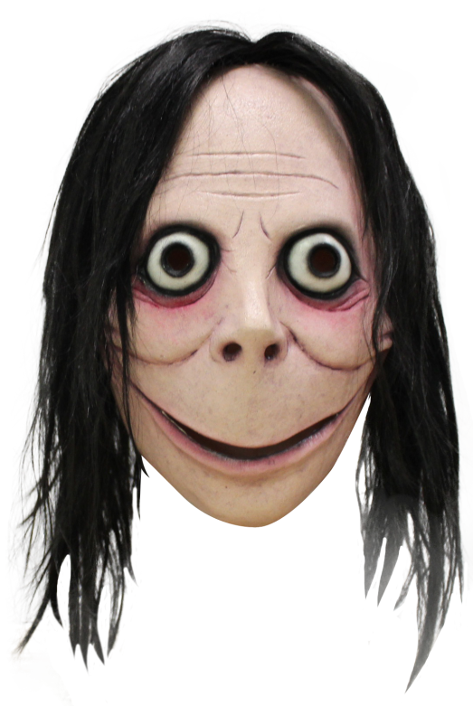 Face Mask with Hair - Creepypasta - Momo