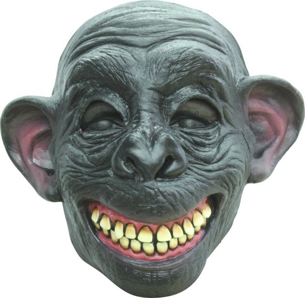 Gezichtsmasker - Chimpansee Happy