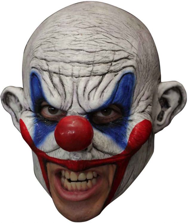 Chinless Mask + Teeth - Clooney Clown