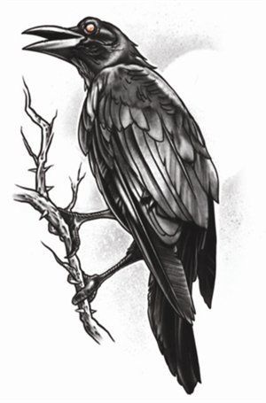 Goth Tattoos - The Raven