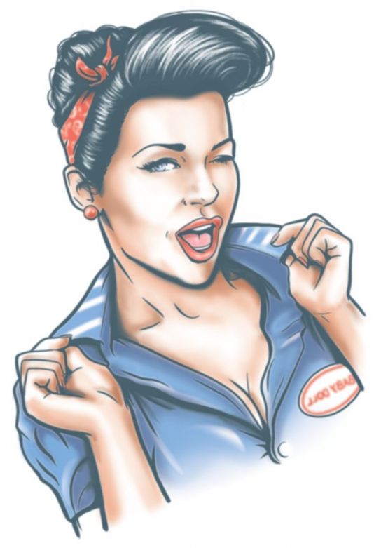 Pin Up Tattoos - Baby Doll