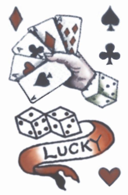 Vintage Tattoos - Lucky 1940/1950