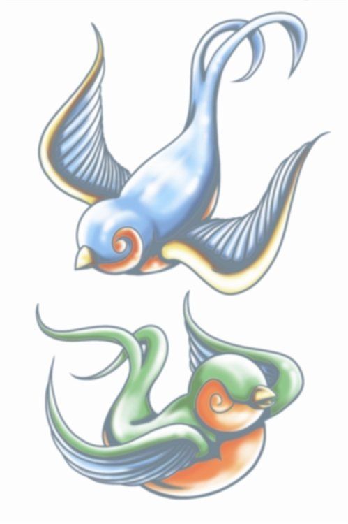 Vintage Tattoos - Zwaluwen