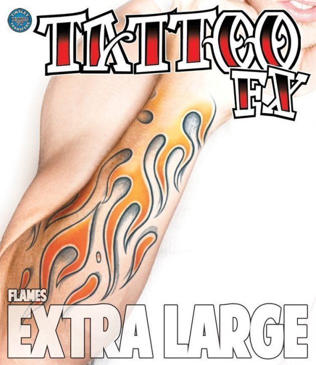 XL  Tattoo FX - Flames